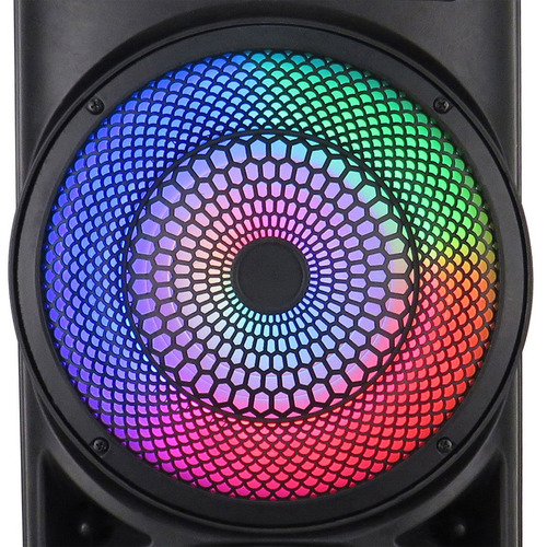 Imagen 4 de 5 de Parlante Unnic Espectrum Torre Potente Doble Subwoofer Uc-sp30 Portátil Con Bluetooth Negro 220v