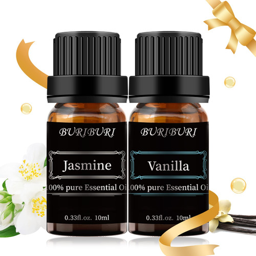 Aceite Esencial De Vainilla Y Jazmn, 100% Puro, Sin Diluir,