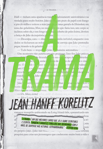 A trama, de Jean Hanff Korelirz. Editora RECORD - GRUPO RECORD, capa mole em português, 2023