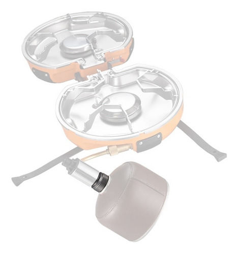 Imagen 6 de 6 de Adaptador De Cocina De Gas Propano De Gas Para Camping