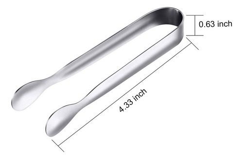 12pcs Pinzas Para Hielo Con Azúcar Mini Pinza Para Aperitivo