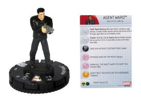 Agent Ward #012 Marvel Nick Fury Agent Of Shield Heroclix