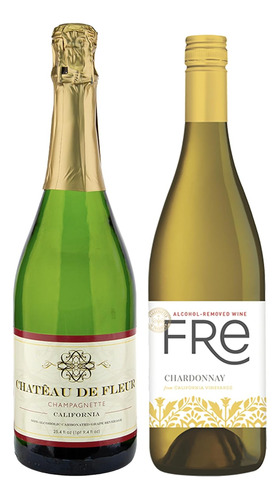 Vino Sin Alcohol 2 Pack Fre Chardonnay Y Chateau De Fleur Ch