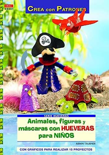 Animal Figuras-mascaras Con Hueveras Niños