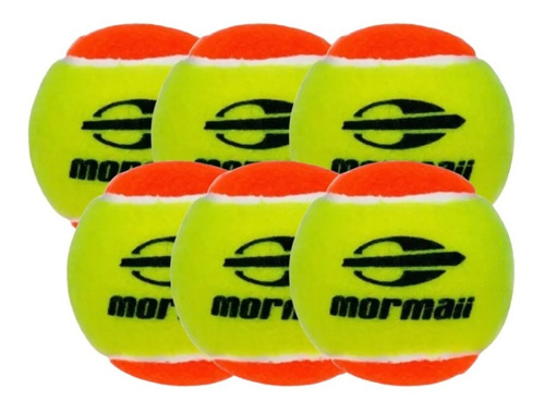 Kit C/6 Bolinhas Bola Beach Tennis Mormaii Profissional Nova