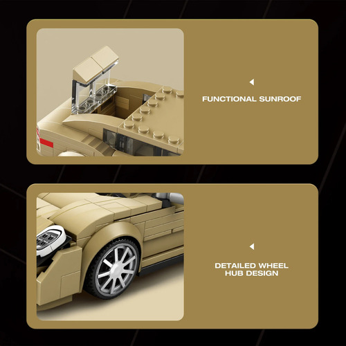 A Blocos De Construção De Cupê De Luxo, Modelo De Carro De