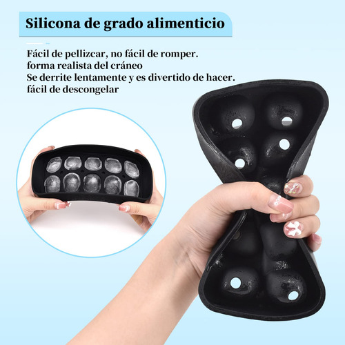 Moldes Para Hielo Calavera Modelo 3d Moldes Para Hielo De