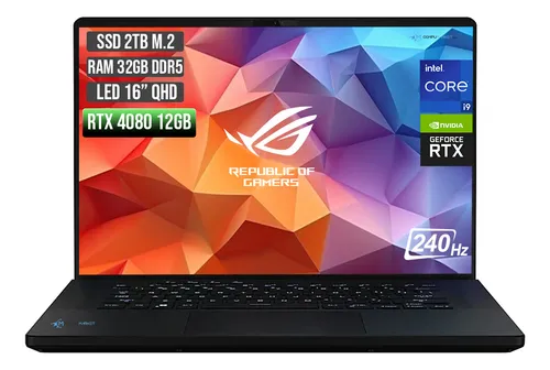 Asus Rog Zephyrus Intel Core I9 Ssd 2tb + Ram 32gb Rtx 4080