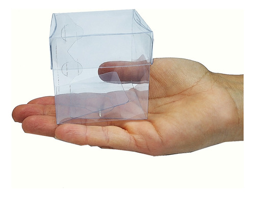 150 Caja Transparente 6x6x6 Cm C/ Tapa Transparente Mod 1779