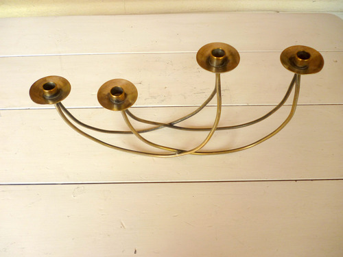 Candelabro Bronce 4 Brazos