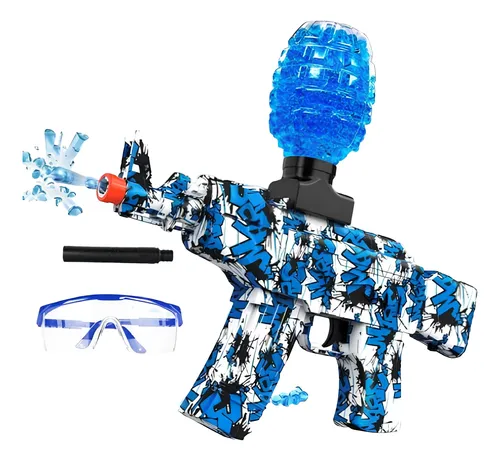 comprar Arminha De Gel Nerf Ak47 Metralhadora Automática Orbeez