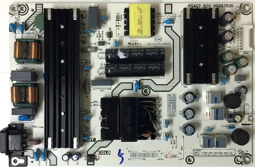 Fuente Hisense 290739 / Rsag7.820.9999/roh / Modelo 65a6g (Usado)