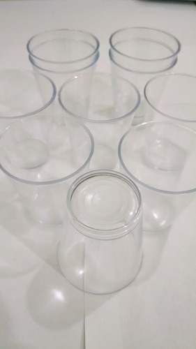100 Copo Acrilico 40ml Degustação E Brigadeiro