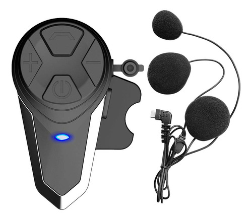 Qsportpeak Casco De Intercomunicador Bluetooth Para Motocicl