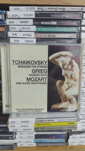 Cd Tchaikovsky/grieg/mozart Nuevo/sellado