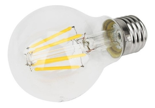 Foco Led 8w Vintage Filamento Luz Fría Base E26/27 2 Pack