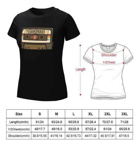 Subhumans-playera Retro Con Cinta De Cassette Para Mujer T