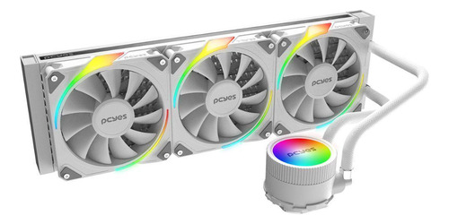 Water Cooler Sangue Frio 3 Argb White Ghost 360mm Tdp 350w