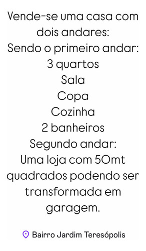 Casa Com 3 Quartos Sala Copa Cozinha E 2 Banheiros