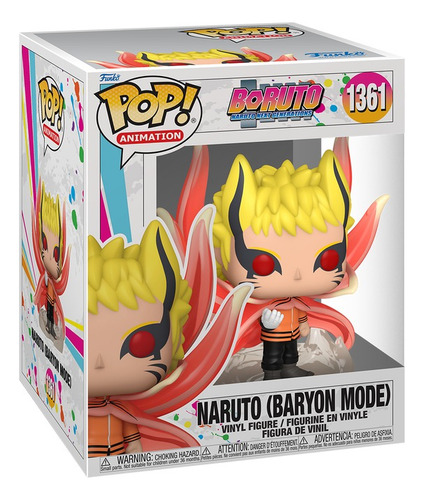 Funko Pop Boruto Naruto Baryon Mode #1361 - Super Sized Pop