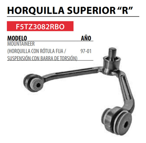 Horquilla Superior Mazda B2300 Pick Up 4x2