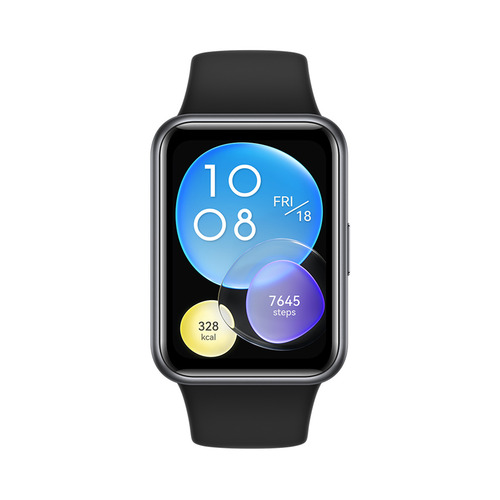 Imagen 1 de 12 de Huawei Watch Fit 2 Active 1.74" caja de polímero midnight black, malla midnight black de silicona