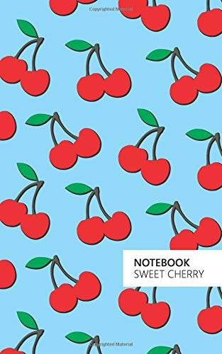 Sweet Cherry Notebook (sky Blue Edition) Fun Notebook 96 Rul