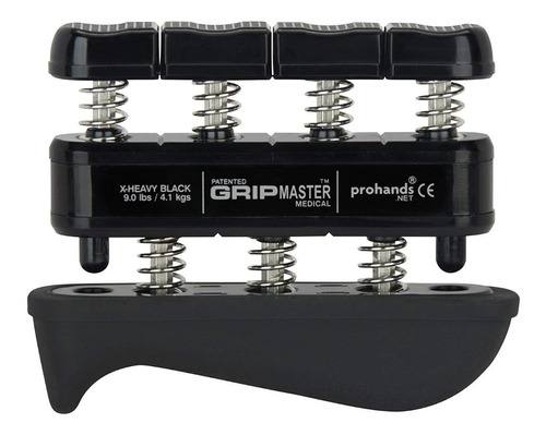 Ejercitador Para Dedos Gripmaster Black