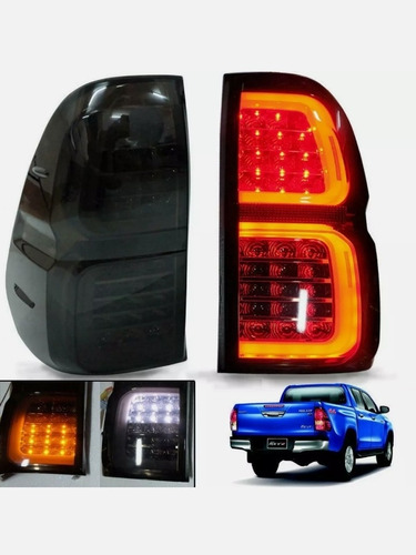 Faros Traseros Led Compatible Con Toyota Hilux 2015-20