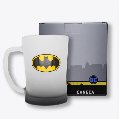 Imagem 1 de 3 de Caneca Chopp Fosca 650ml Dc Batman Zc 10024169