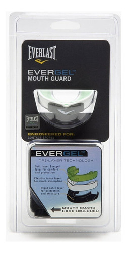 Protector Bucal Evergel Termomoldeable Everlast Color Verde Sabor Sin Sabor