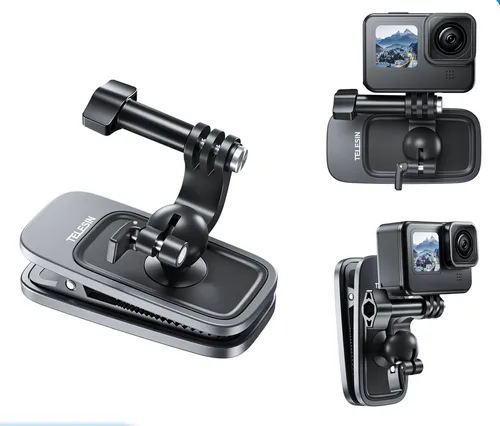 Clip Mochila Magnético De 360° Para Gopro U Otras - Telesin