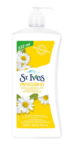 2 Pack Crema Corporal Proteccion Uv St Ives 532 Ml