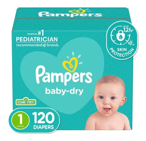 Pampers Baby Dry Pañal Talla 1 - Unidad a $1196