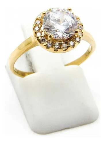Anillo Cintillo Oro Compromiso Mujer Hombre Boda Casamient