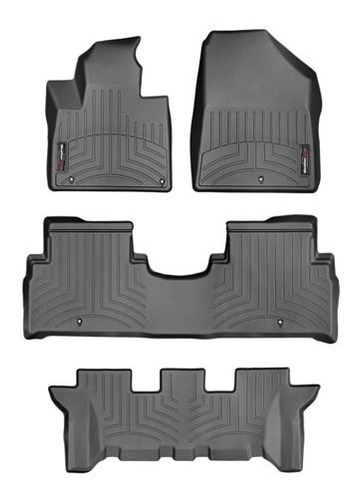 Tapetes Weathertech Sorento 2016-2018 - 1ra+2da+3ra Filas