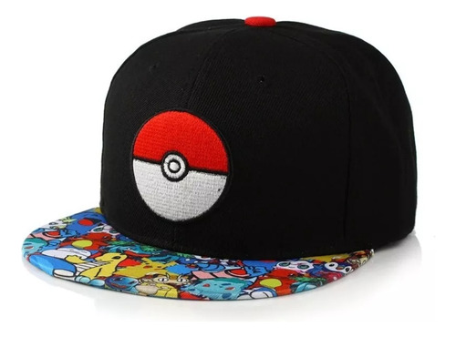 Gorra Pokémon Pikachu Snapback Ajustable Unisex + Regal0 