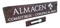 Comprar Cartel Madera Tallado, Locales Comerciales Negocios Logos