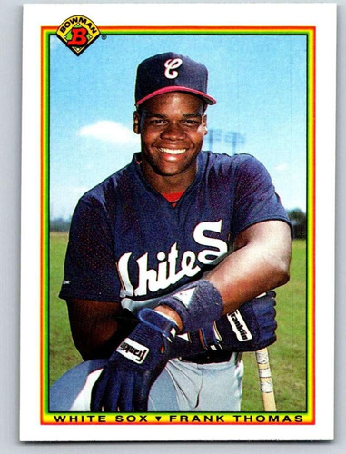 1990 Bowman 320 Frank Thomas Mint Béisbol Mlb Rc Novato Whit