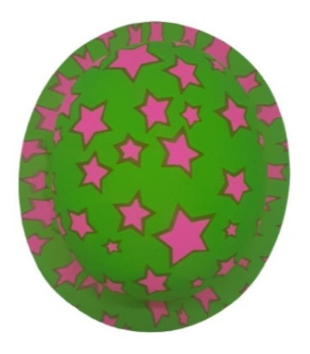 Sombrero Bombin Fluo Estrellas De Plastico Cotillon