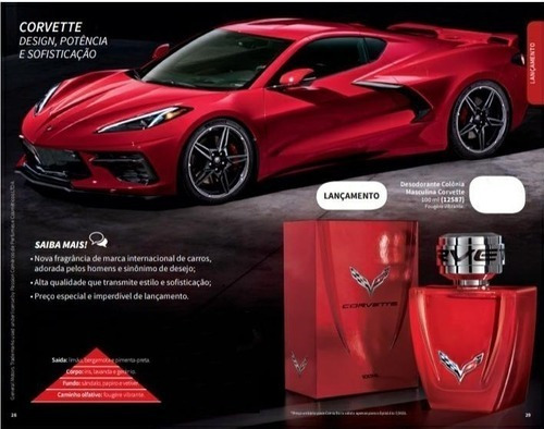 Imagem 2 de 2 de Deo Colônia Corvette 100ml - Jequiti