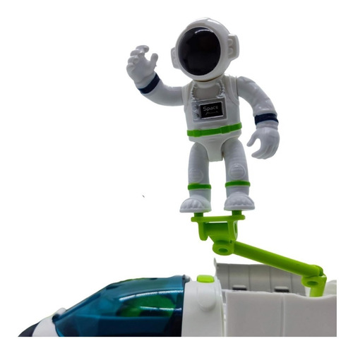 Imagem 6 de 6 de Combo Nave Onibus Espacial Com Luz E Som + Boneco Astronauta
