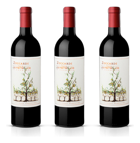 Vino Zuccardi Finca Los Membrillos Cabernet Sauvignon Caja X 3 Unidades