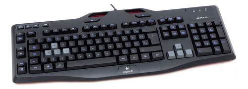 Teclado Gamer Logitech Retroiluminado Macros Español Ultimo Modelo Color del teclado Negro Idioma Españo latinoamerica