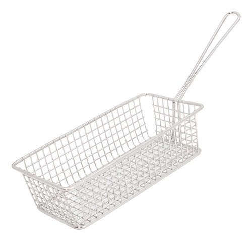 Cesta Para Freidora De Acero Inoxidable Con Mango Largo
