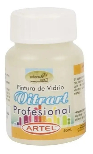 Imagen 1 de 4 de Frasco 40ml Vitrart Profesional Artel