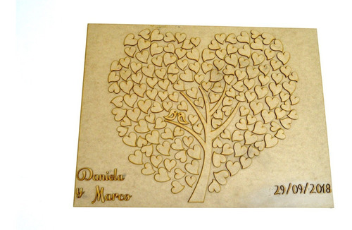 Arbol De Firmas Huellas Boda Rompecabezas Con 152pzs Art253