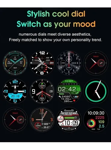 Smartwatch L13 Replica Gt02 Llamadas Bluetooth Ecg Ppg Ip68