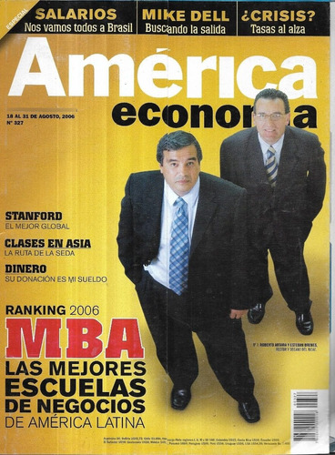 Revista América Economía 31 Agosto 2006 / N° 327