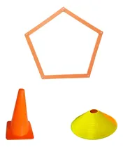 Comprar Kit Coordinacion Pentagono Fleje + Conos De 17cm Y Tortuga